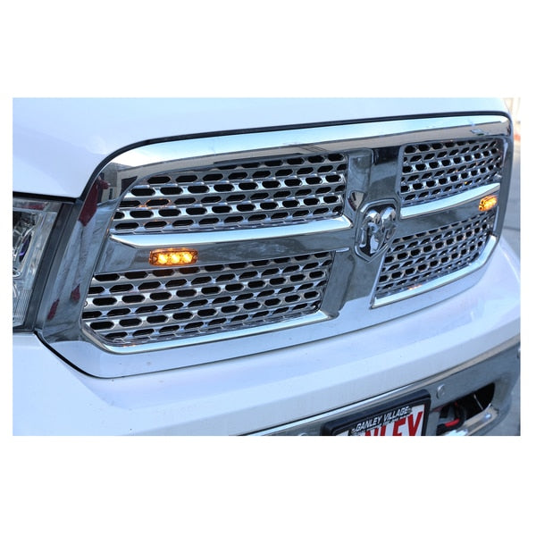 Strobe Light, Ultra-Thin, Amber, 3.4