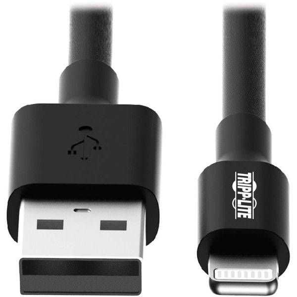 Charge Cable, Apple Lightning, Black, 10ft