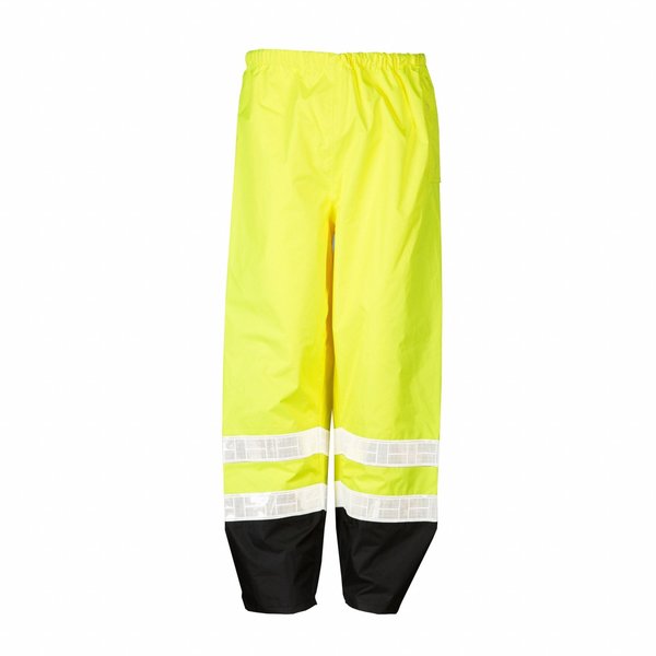 2-Piece Rainsuit with Hood, Jacket/Pant, Storm Stopper Pro, Class 3, Hi-Vis Lime, Size Small/Medium