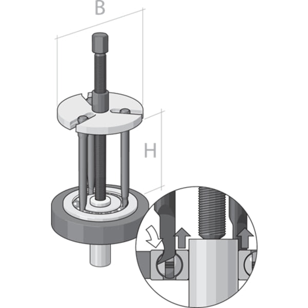 Patented Ball Bearing Set Of Pullers