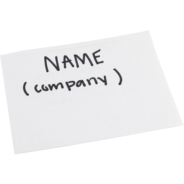 ID Adhesive Badge, Adhesive, PK200