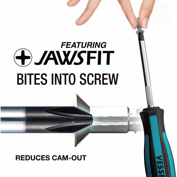 MEGADORA JAWSFIT Screwdriver 6PC. Set No