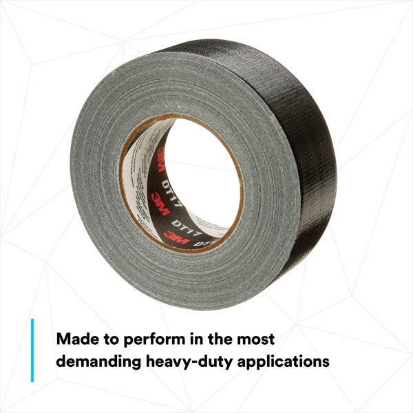 Duct Tape, Black, 17 mil, 32m L x 48mm W