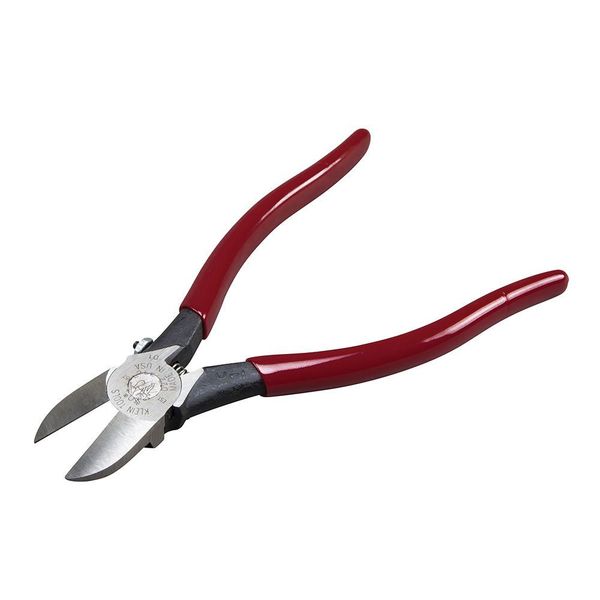 7 3/4 in Diagonal Cutting Plier Flush Cut Narrow Nose Uninsulated