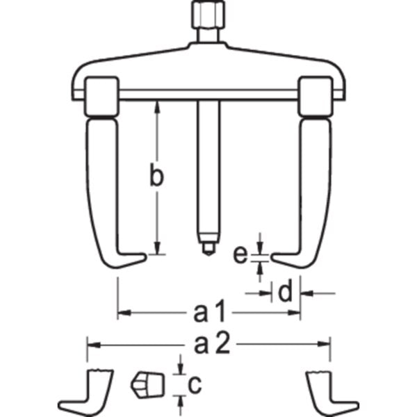 Puller, Quick-Release, 3-Arm Pattern