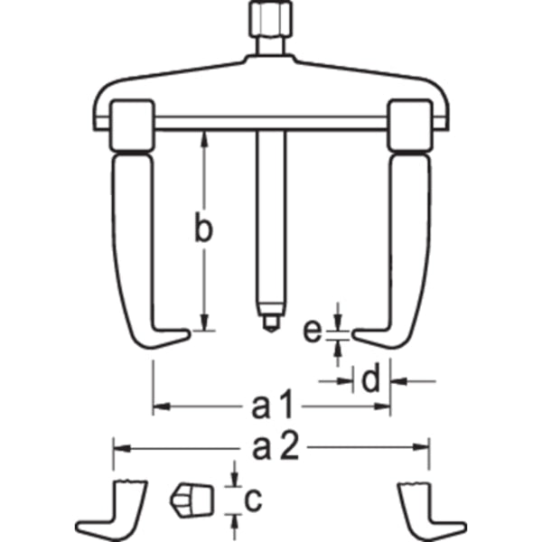 Puller, Quick-Release, 3-Arm Pattern