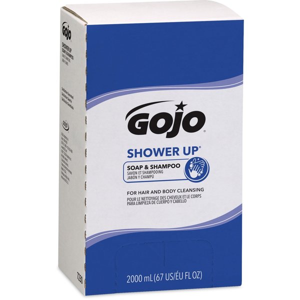 SHOWER UP Soap & Shampoo, 2000mL PRO TDX Refill, PK4