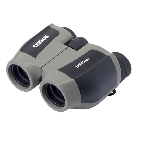 Compact Binocular, 10 x 25 Magnification, BK-7 Prism, 342 ft Field of View @1000 yd Field of View