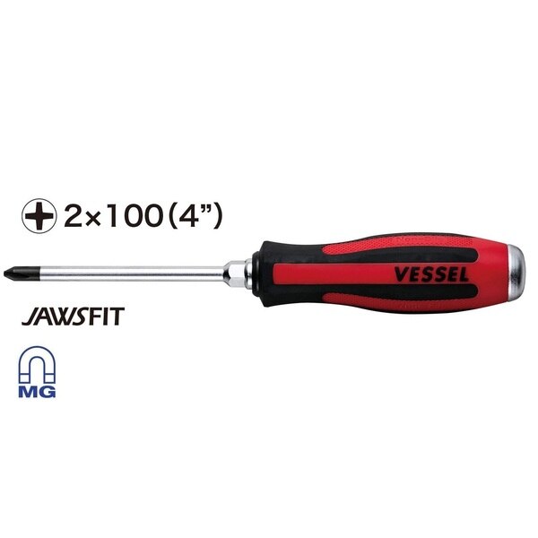 MEGADORA Tang-Thru Screwdriver No.930 +2