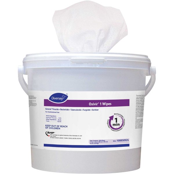 Disinfecting Wipes, Canister, Scent, White