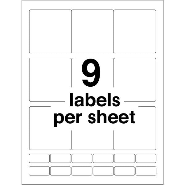 Diskette Labels, Laser/Ink, 3.5