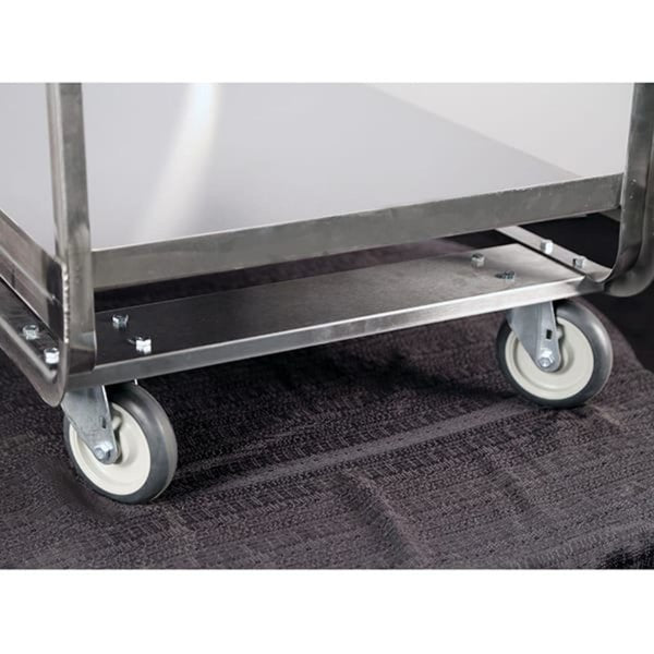 Stainless Steel Utility Cart; 1,000 Lb Capacity, 2 Shelf, 18