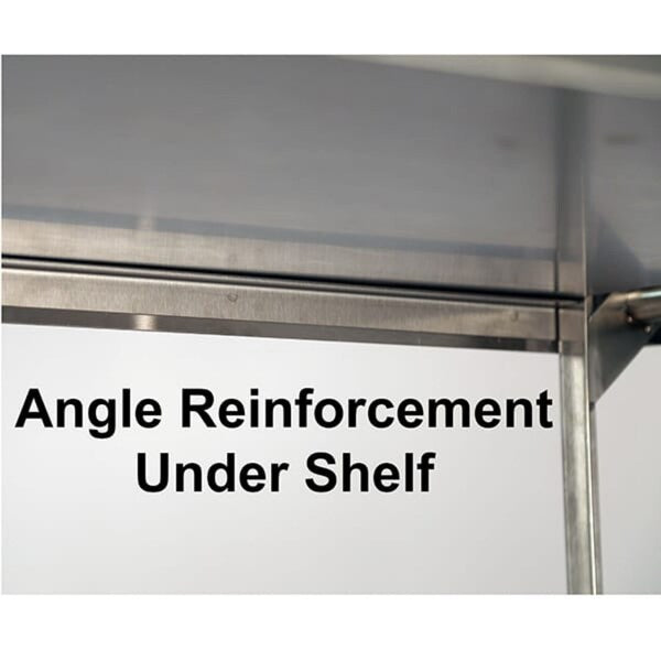 Stainless Steel Utility Cart; 1,000 Lb Capacity, 3 Shelf, 18