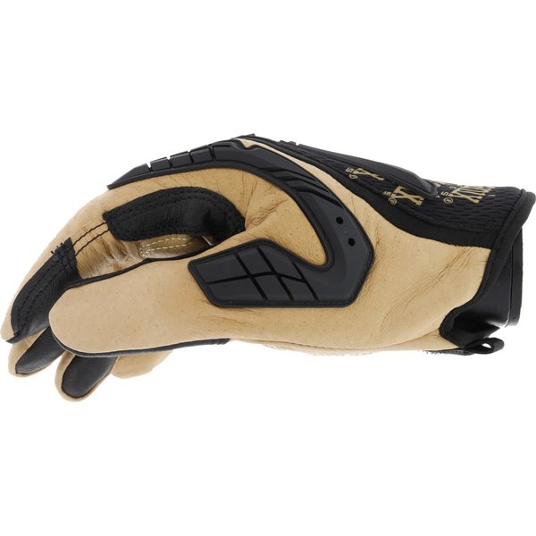 Mechanics Gloves, L, Black/Yellow, Single Layer, Spandex