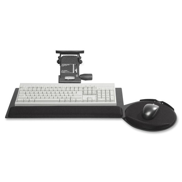 Lift N Lock Leverless Keyboard Tray w/Mouse Platform