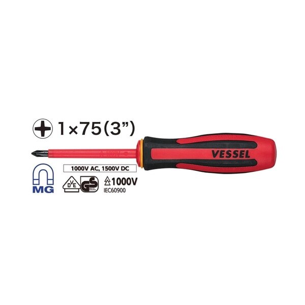 MEGADORA Insulated Screwdriver No.960 +1