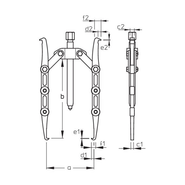 Fan Puller, 2-Arm Pattern, 150 x 200mm