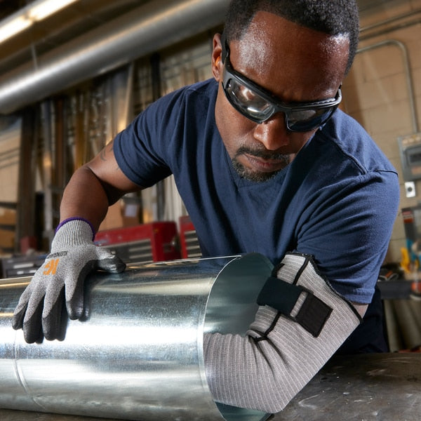 Cut Resist Gloves, S, Blk/Salt Pepper, PR