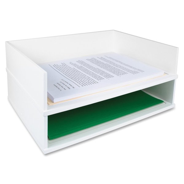 Stacking Letter Tray, White