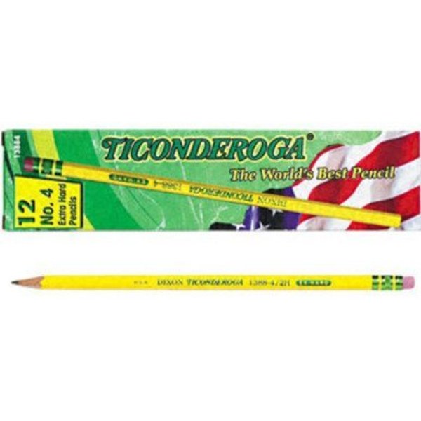 Pencil, Ticonderoga, #4, PK12