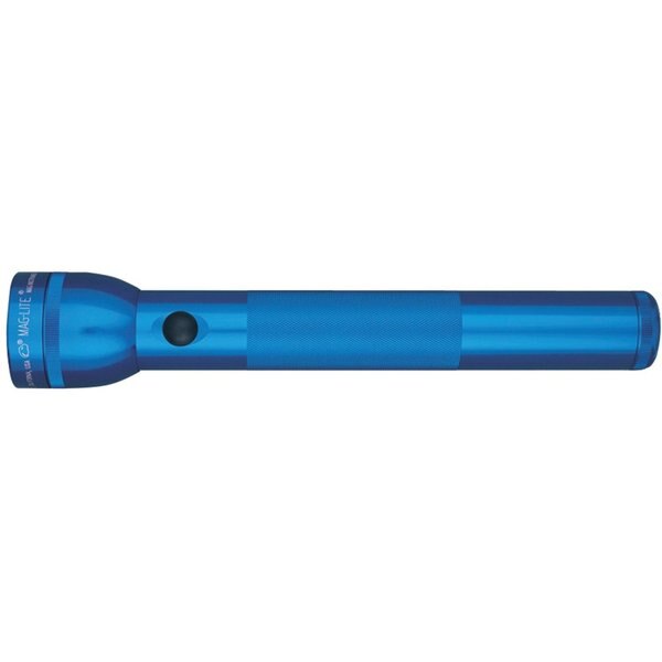 Blue No Xenon Industrial Handheld Flashlight, Alkaline D, 45 lm