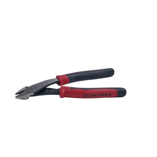 8 1/8 in High Leverage Diagonal Cutting Plier Standard Cut Oval Nose Uninsulated