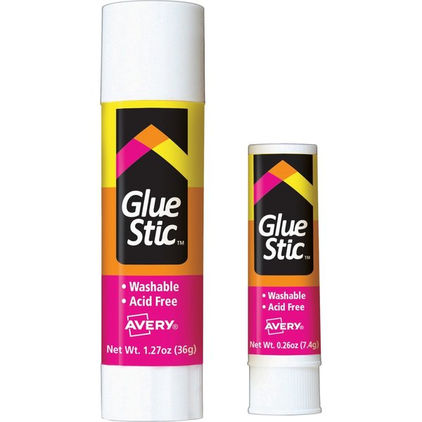 Stick, Glue, 1.27 oz., Clear, PK6