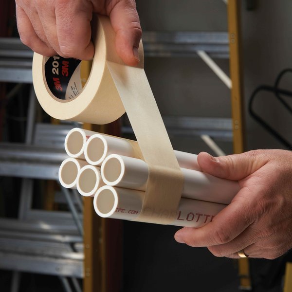 Masking Tape, Tan, Rubber, 3-25/32