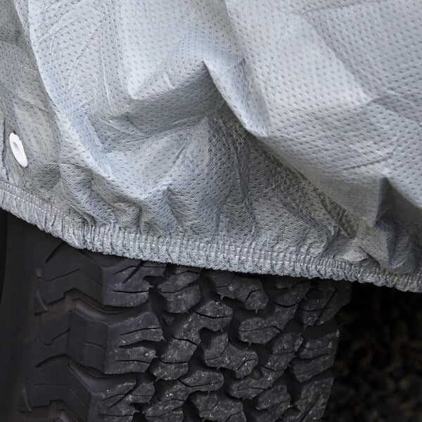 Grey Extended Cab Short Bed Truck Cover