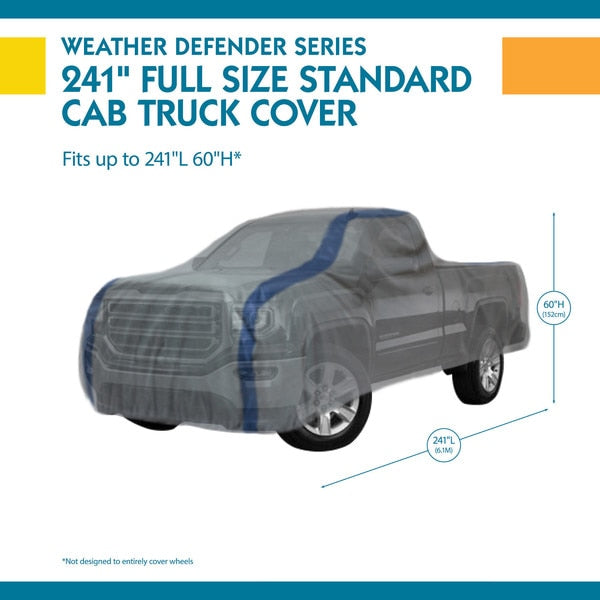 Weather Defender Grey Standard Bed LWB Truck Cover