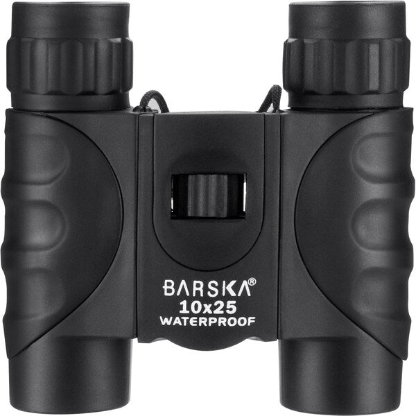 Waterproof Compact Binoculars, 10x25, Blk