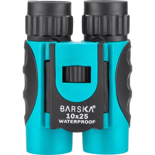 Waterproof Compact Binoculars, 10x25, Blue