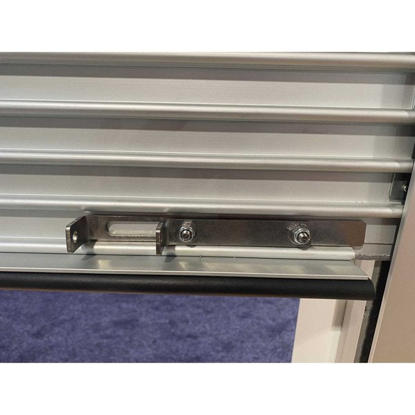 Painted Steel Counter Shutter, Grey, Hei