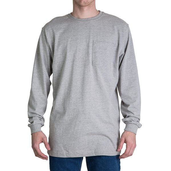 Pocket Tee, HW, Long Sleeve, M, Reg