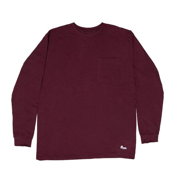 Pocket Tee, HW, Long Sleeve, S, Reg