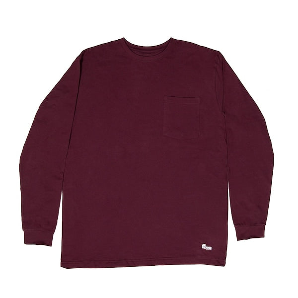 Pocket Tee, HW, Long Sleeve, L, Reg