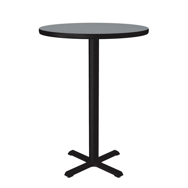 Standing Height CafÃ© Bistro and Breakroom Pedestal Table, 42