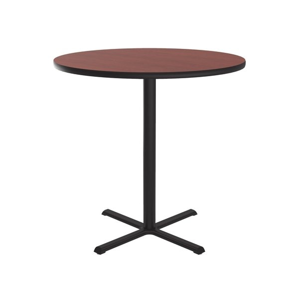 Standing Height CafÃ© Bistro and Breakroom Pedestal Table, 42