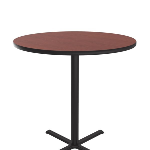 Standing Height CafÃ© Bistro and Breakroom Pedestal Table, 42