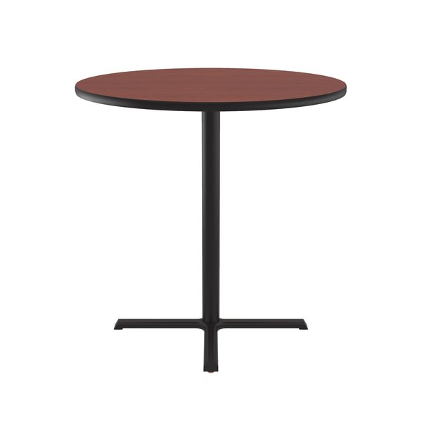 Standing Height CafÃ© Bistro and Breakroom Pedestal Table, 42