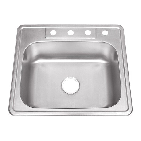 Kitchen Sink, FlushMount, Stainless steelFinish