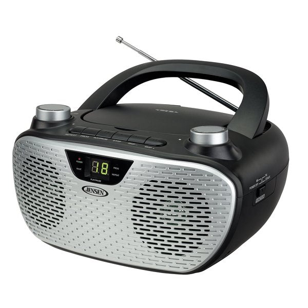 Portable CD Player with AM/FM Radio -Bla