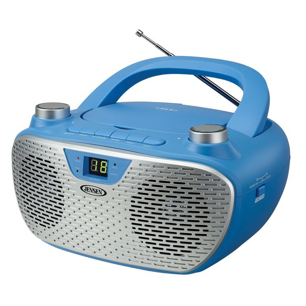 Portable CD Player with AM/FM Radio -Blu