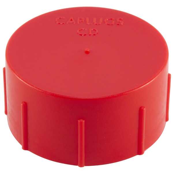 Cap, Polyethylene, CD Series, Red, PK1000