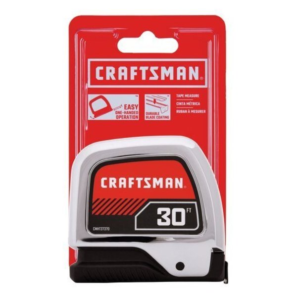 Chromelock 30-ft Auto Lock Tape Measure