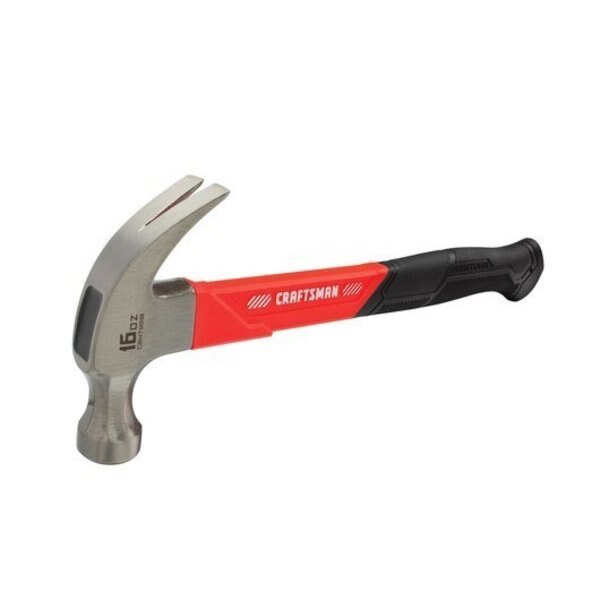 Smoothed Face Steel Claw Hammer, 16oz