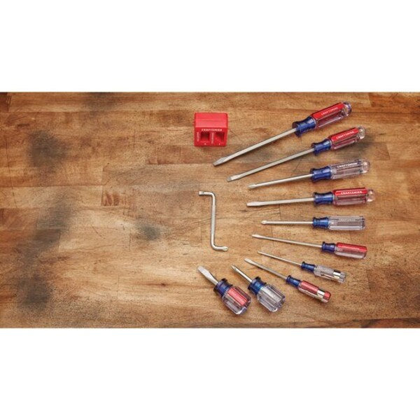 Screwdriver Set, Phillips, Slotted, 12 pcs.