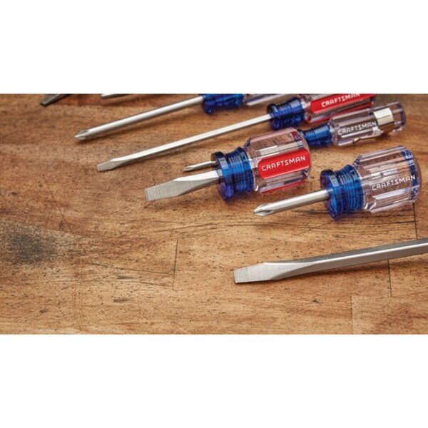 Screwdriver Set, Phillips, Slotted, 12 pcs.