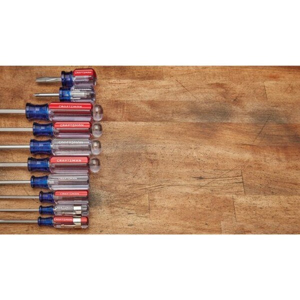 Screwdriver Set, Phillips, Slotted, 12 pcs.