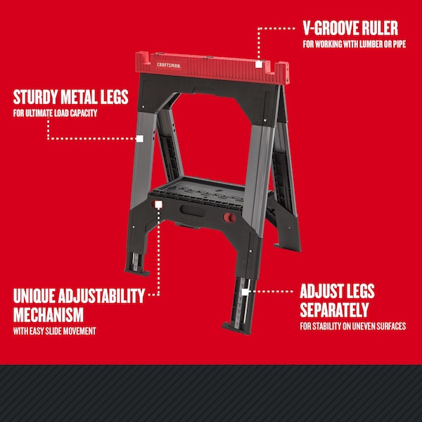 Telescoping Sawhorse